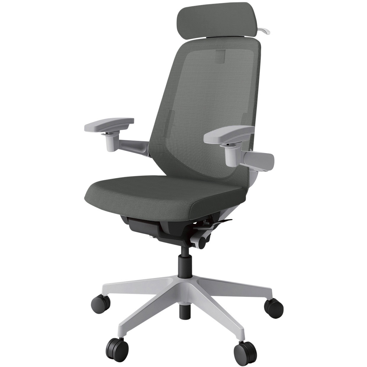 KJ-157JVXM1GNC3 ノートチェア エクストラハイバック 可動肘 ハンガー ランバーサポート付 メッシュJV ウレタンキャスター<配送時組立サービス付> 1台 イトーキ 【通販モノタロウ】