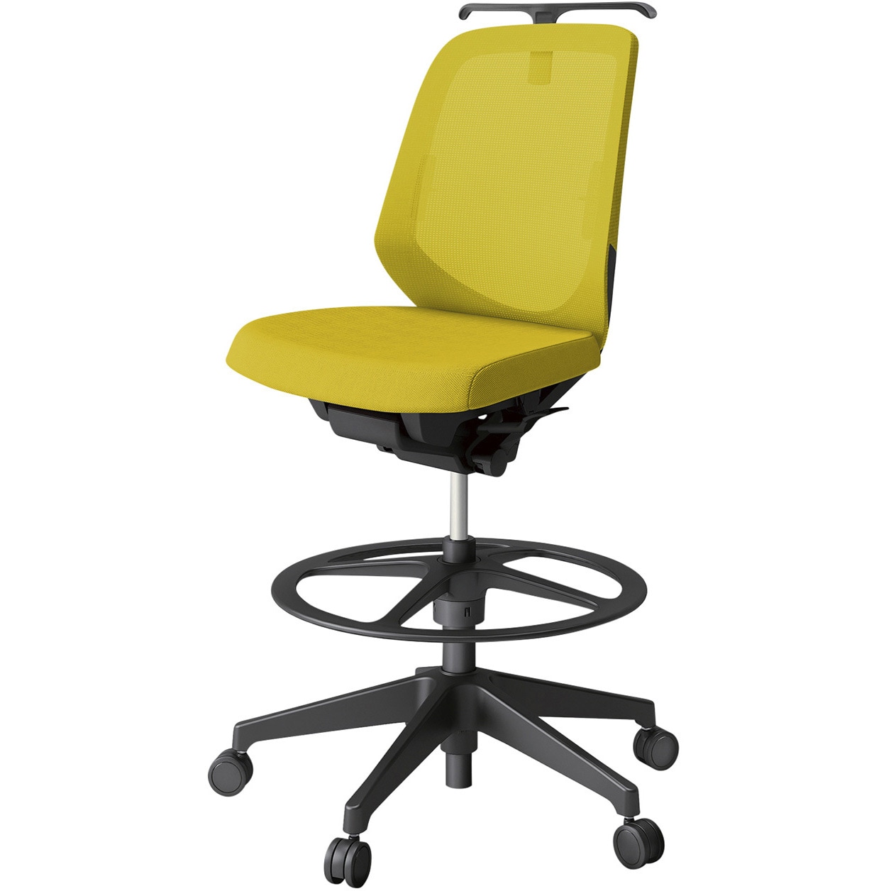 KJ-160JVHP-T1U5 ノートチェア ハイポジションタイプ ローバック 肘なし ハンガー ランバーサポート付 メッシュJV 樹脂脚<配送時組立サービス付> 1台 イトーキ 【通販モノタロウ】