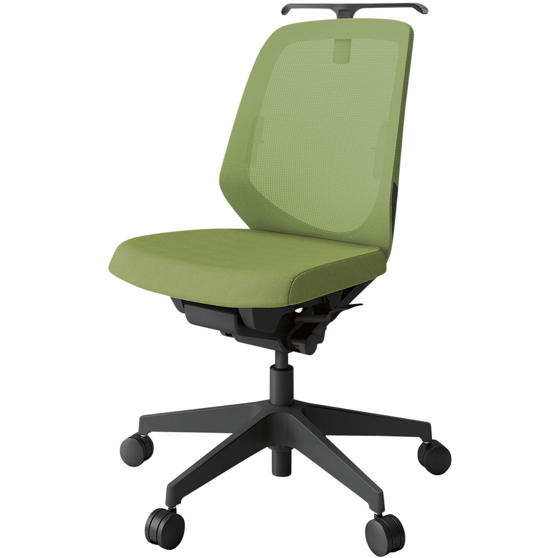 KJ-160JVH-T1Q7 ノートチェア ローバック 肘なし ハンガー ランバーサポート付 メッシュJV ナイロンキャスター<配送時組立サービス付> 1台 イトーキ 【通販モノタロウ】