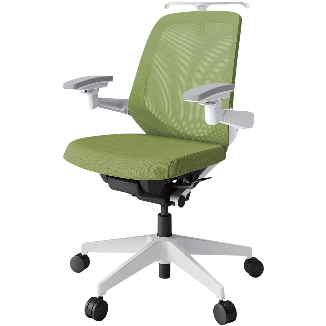 KJ-167JVH1W9Q7 ノートチェア ローバック 可動肘 ハンガー ランバーサポート付 メッシュJV ナイロンキャスター<配送時組立サービス付> 1台 イトーキ 【通販モノタロウ】