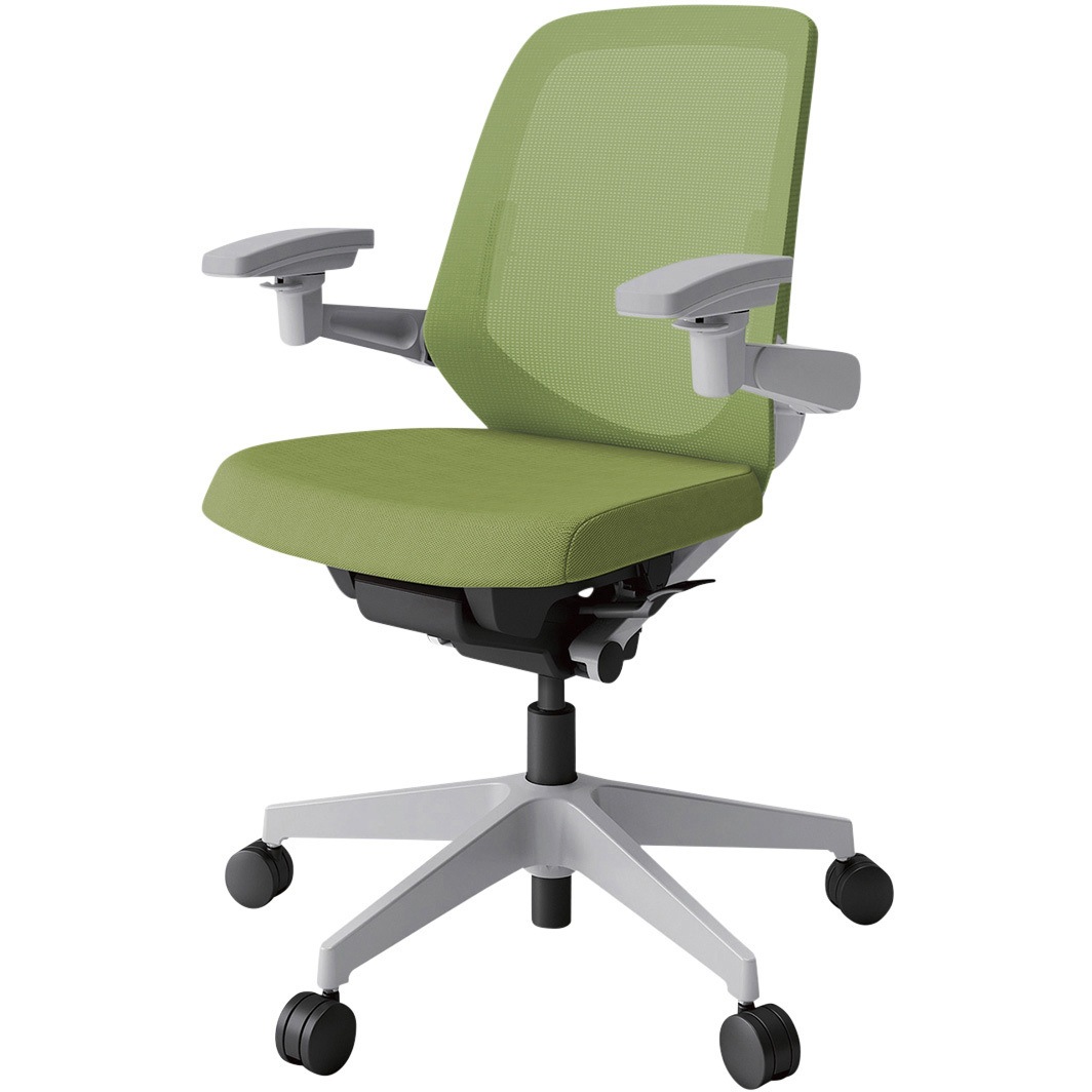 KJ-167JVM1GNQ7 ノートチェア プレーンメッシュバック 可動肘 ローバック ランバーサポート付 ウレタンキャスター<配送時組立サービス付> 1台 イトーキ 【通販モノタロウ】