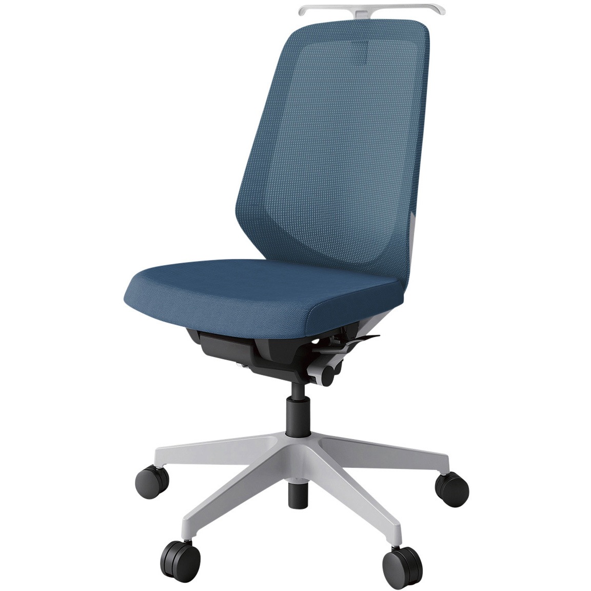 KJ-170JVHM-GNN3 ノートチェア ハイバック 肘なし ハンガー ランバーサポートなし メッシュJV ウレタンキャスター<配送時組立サービス付> 1台 イトーキ 【通販モノタロウ】