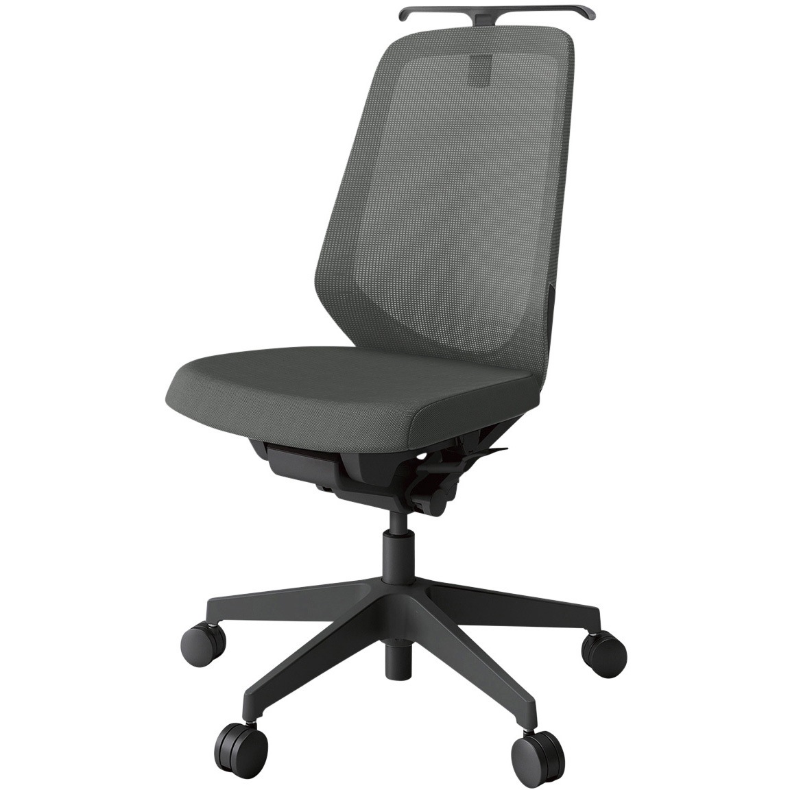 KJ-170JVHM-T1C3 ノートチェア ハイバック 肘なし ハンガー ランバーサポートなし メッシュJV ウレタンキャスター<配送時組立サービス付> 1台 イトーキ 【通販モノタロウ】