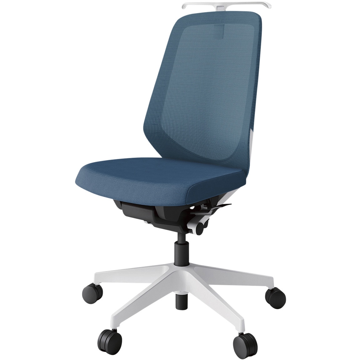 KJ-170JVH-W9N3 ノートチェア ハイバック 肘なし ハンガー ランバーサポートなし メッシュJV ナイロンキャスター<配送時組立サービス付> 1台 イトーキ 【通販モノタロウ】