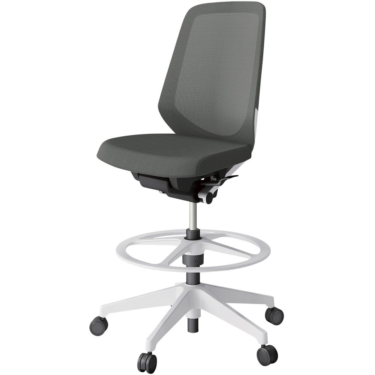 KJ-170JVP-W9C3 ノートチェア ハイポジションタイプ ハイバック 肘なし ランバーサポートなし メッシュJV 樹脂脚<配送時組立サービス付> 1台 イトーキ 【通販モノタロウ】