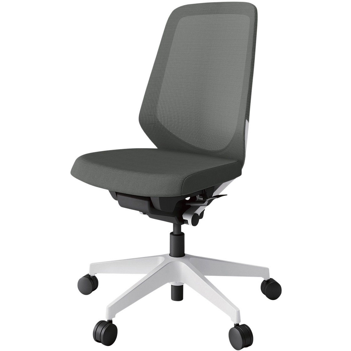 KJ-170JV-W9C3 ノートチェア プレーンメッシュバック 肘無 ハイバック ランバーサポートなし ナイロンキャスター<配送時組立サービス付> 1台 イトーキ 【通販モノタロウ】