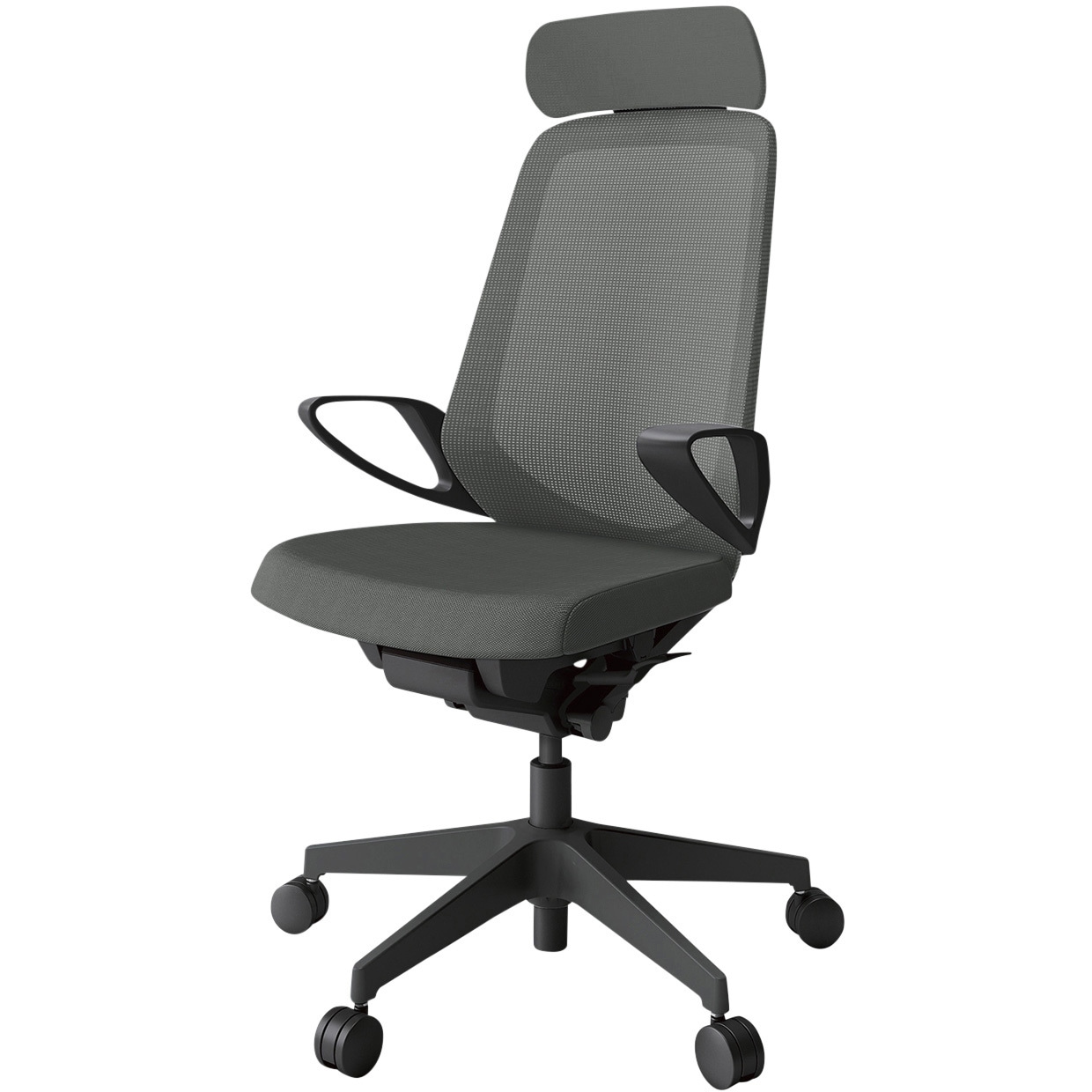 KJ-176JVE-T1C3 ノートチェア エクストラハイバック 固定肘 ランバーサポートなし メッシュJV ナイロンキャスター<配送時組立サービス付> 1台 イトーキ 【通販モノタロウ】