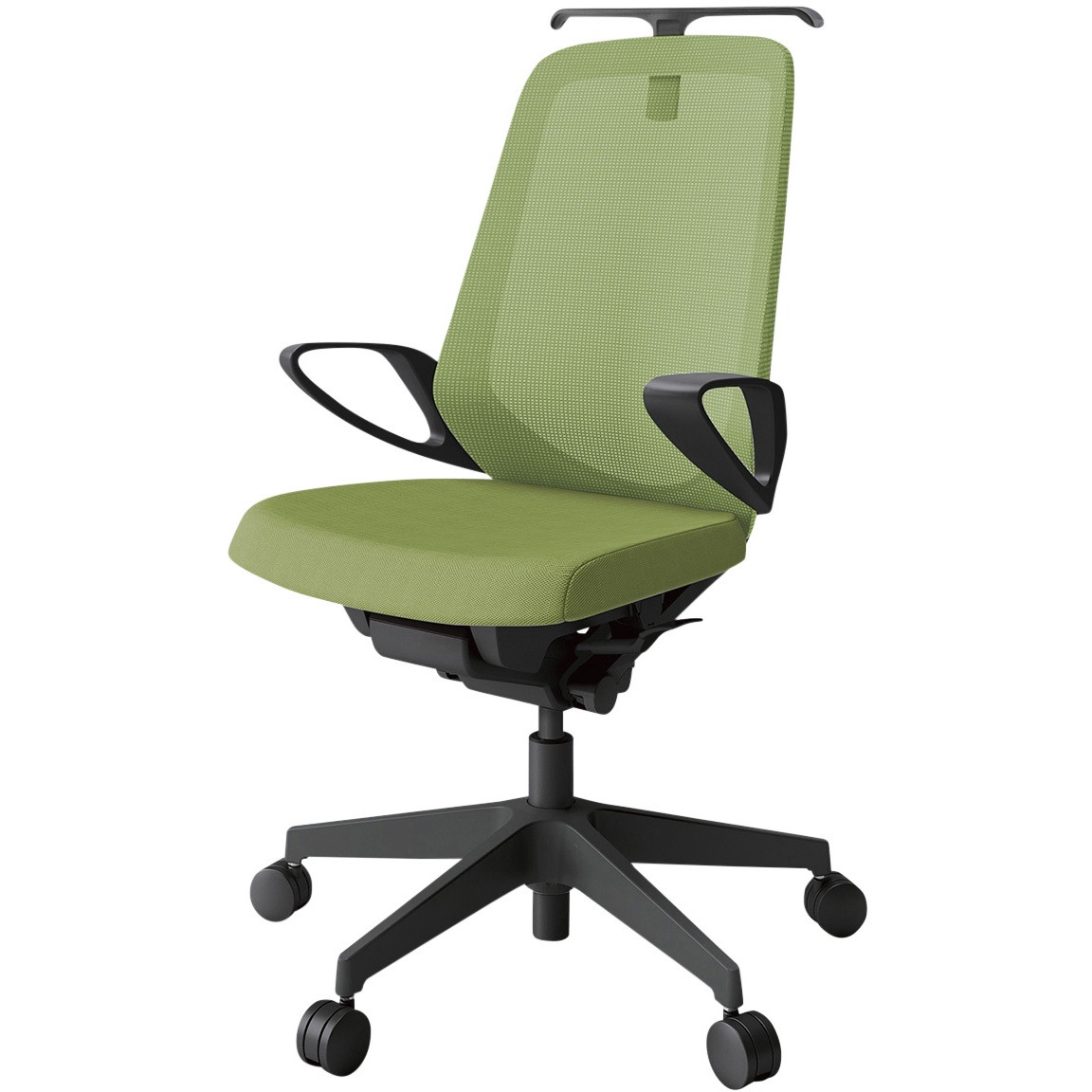 KJ-176JVH-T1Q7 ノートチェア ハイバック 固定肘 ハンガー ランバーサポートなし メッシュJV ナイロンキャスター<配送時組立サービス付> 1台 イトーキ 【通販モノタロウ】