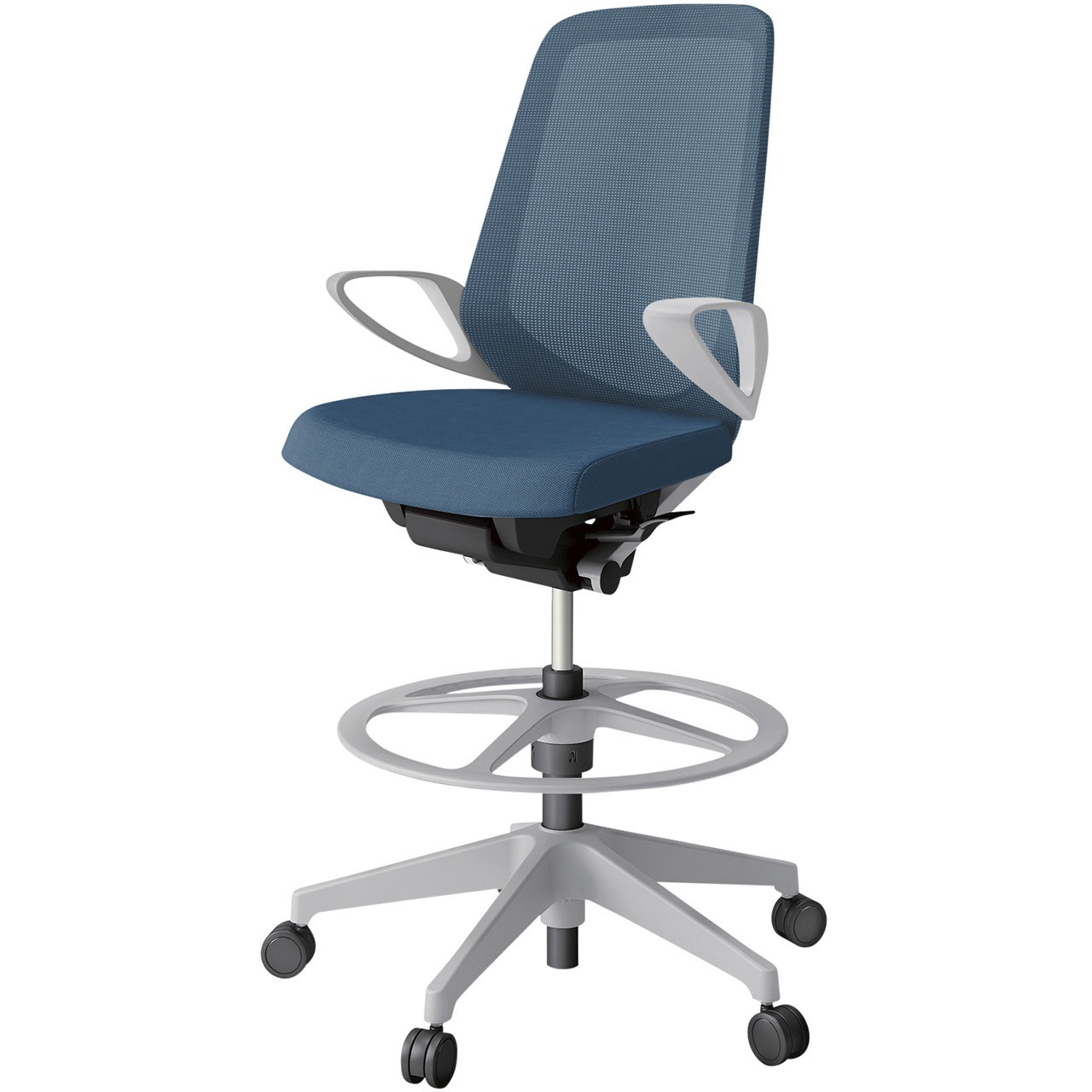 KJ-176JVP-GNN3 ノートチェア ハイポジションタイプ ハイバック 固定肘 ランバーサポートなし メッシュJV 樹脂脚<配送時組立サービス付> 1台 イトーキ 【通販モノタロウ】 58,788円