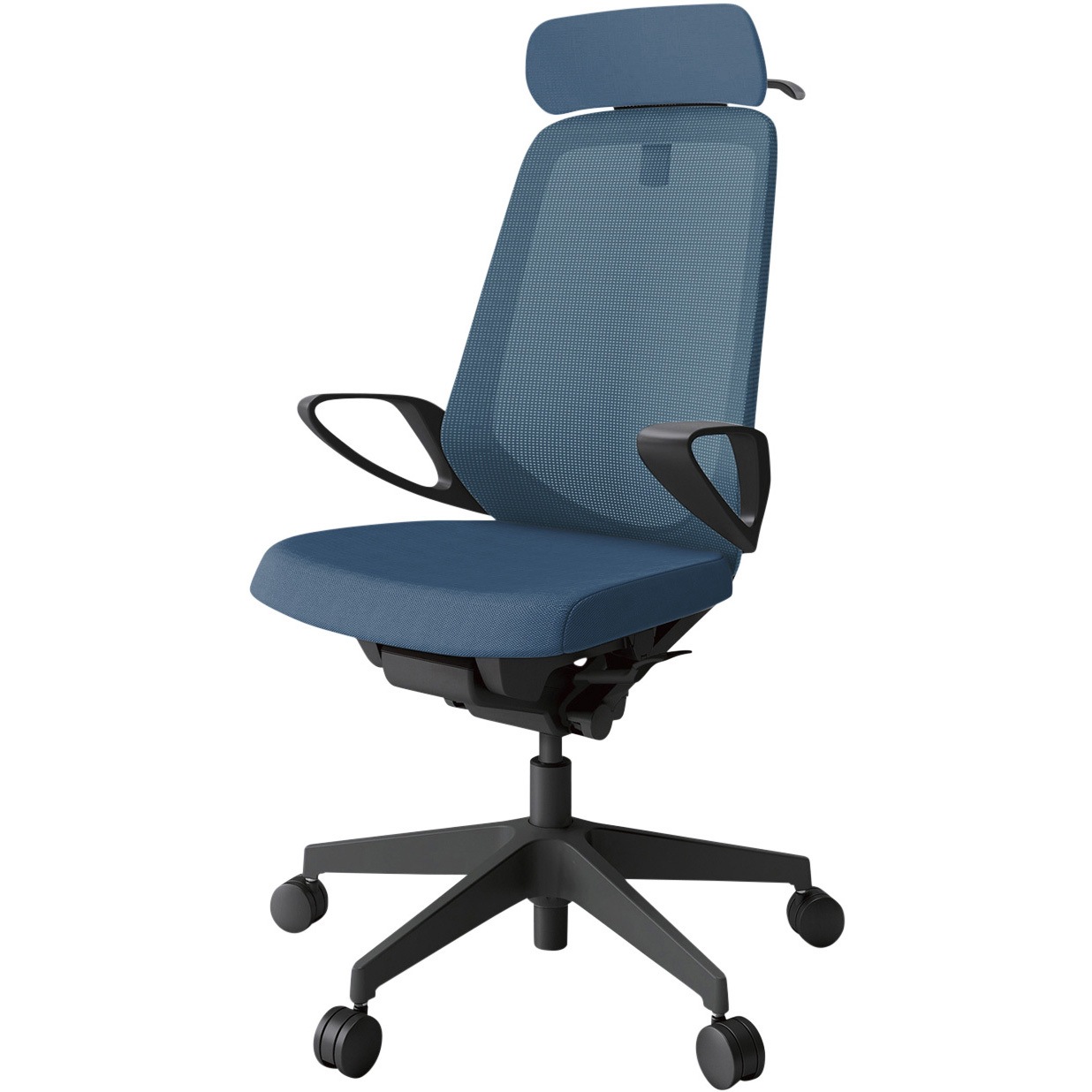 KJ-176JVX-T1N3 ノートチェア エクストラハイバック 固定肘 ハンガー ランバーサポートなし メッシュJV ナイロンキャスター<配送時組立サービス付> 1台 イトーキ 【通販モノタロウ】