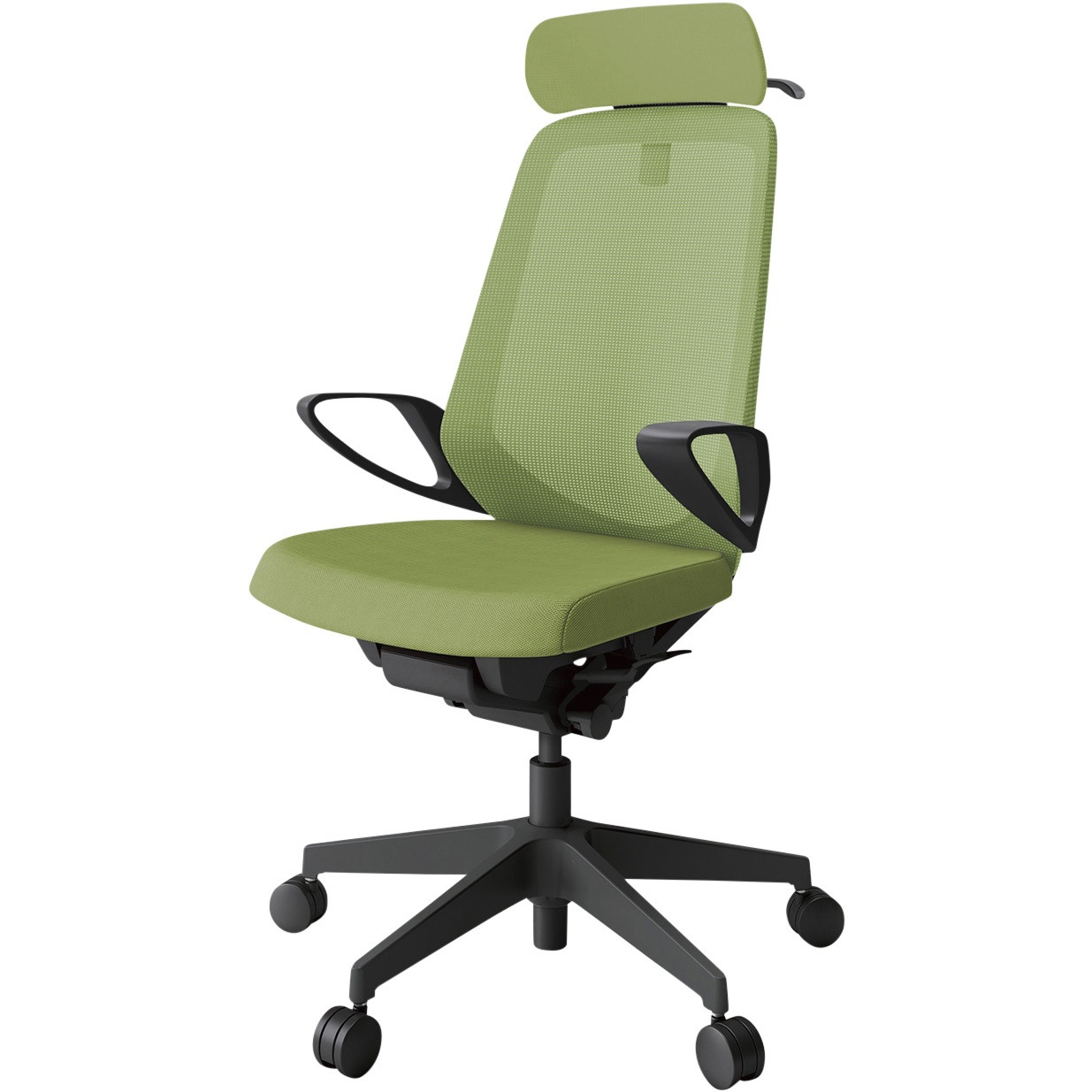 KJ-176JVX-T1Q7 ノートチェア エクストラハイバック 固定肘 ハンガー ランバーサポートなし メッシュJV ナイロンキャスター<配送時組立サービス付> 1台 イトーキ 【通販モノタロウ】