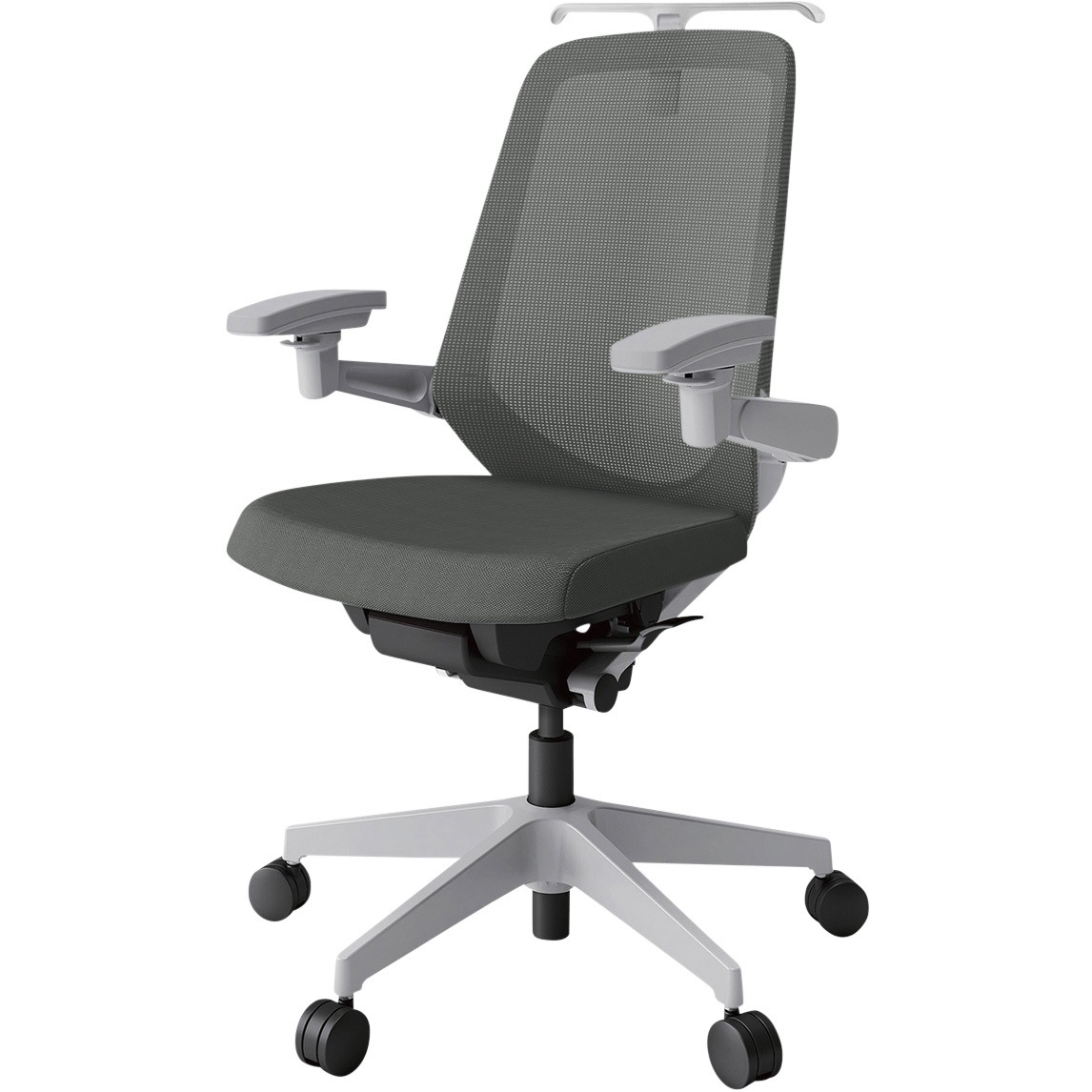 KJ-177JVH1GNC3 ノートチェア ハイバック 可動肘 ハンガー ランバーサポートなし メッシュJV ナイロンキャスター<配送時組立サービス付> 1台 イトーキ 【通販モノタロウ】