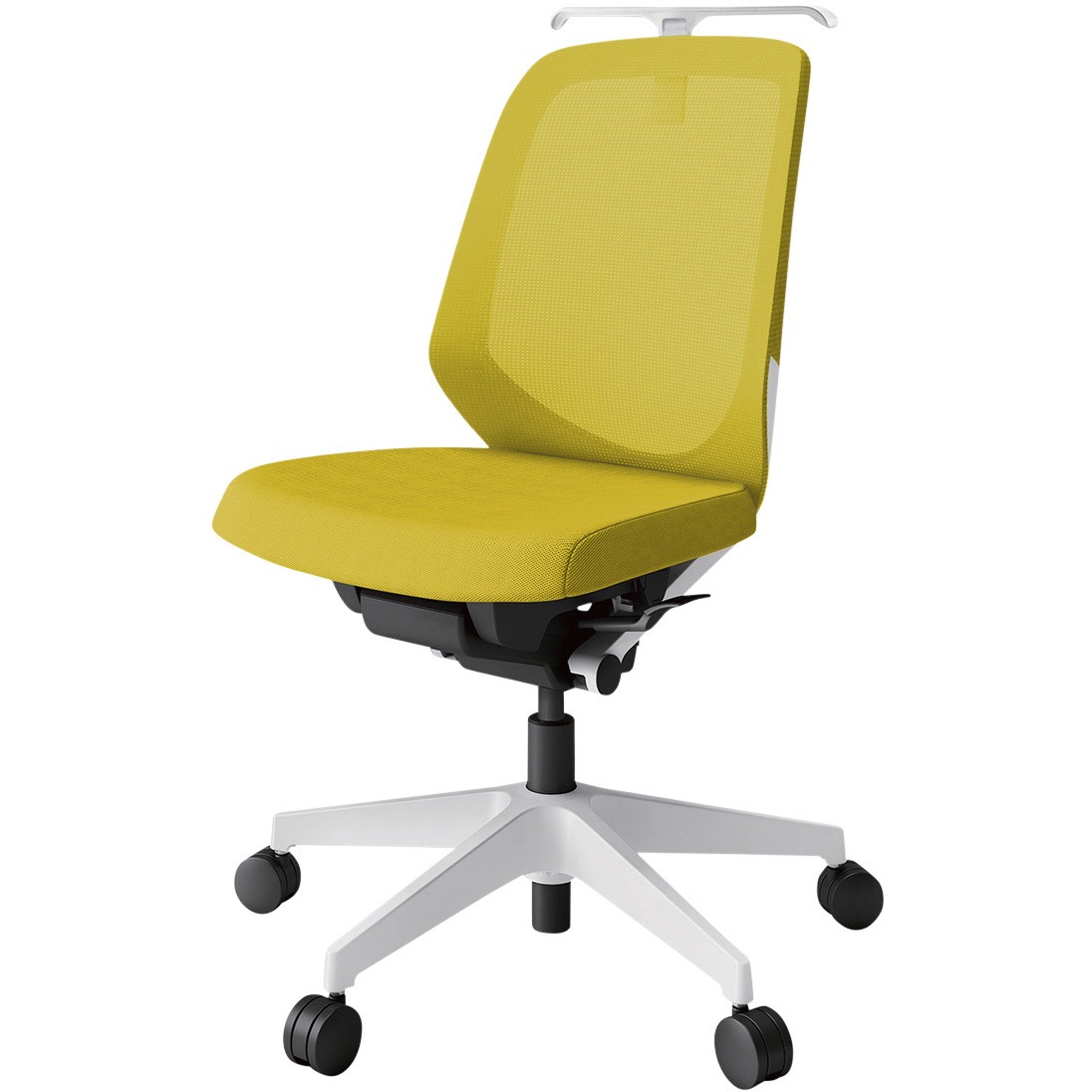 KJ-180JVHM-W9U5 ノートチェア ローバック 肘なし ハンガー ランバーサポートなし メッシュJV ウレタンキャスター<配送時組立サービス付> 1台 イトーキ 【通販モノタロウ】