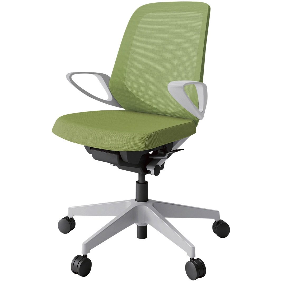 KJ-186JV-GNQ7 ノートチェア ローバック 固定肘 ランバーサポートなし メッシュJV ナイロンキャスター<配送時組立サービス付> 1台 イトーキ 【通販モノタロウ】 40,937円