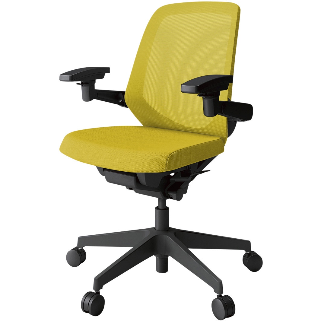 KJ-187JVM1T1U5 ノートチェア プレーンメッシュバック 可動肘 ローバック ランバーサポートなし ウレタンキャスター<配送時組立サービス付> 1台 イトーキ 【通販モノタロウ】