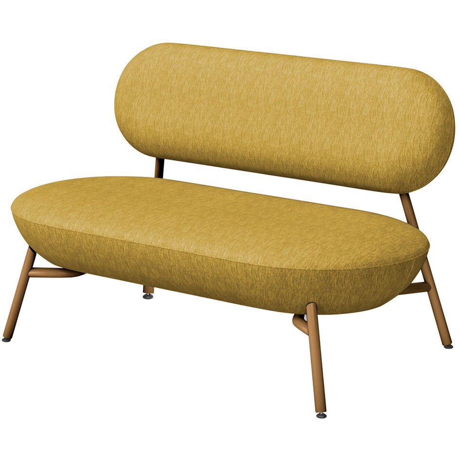 KLF-202CN-ZCY2 ミートラウンジ 2シーターソファ 布地CN<配送時組立サービス付> イトーキ 高さ720mm幅1170mm奥行660mm  KLF-202CN-ZCY2