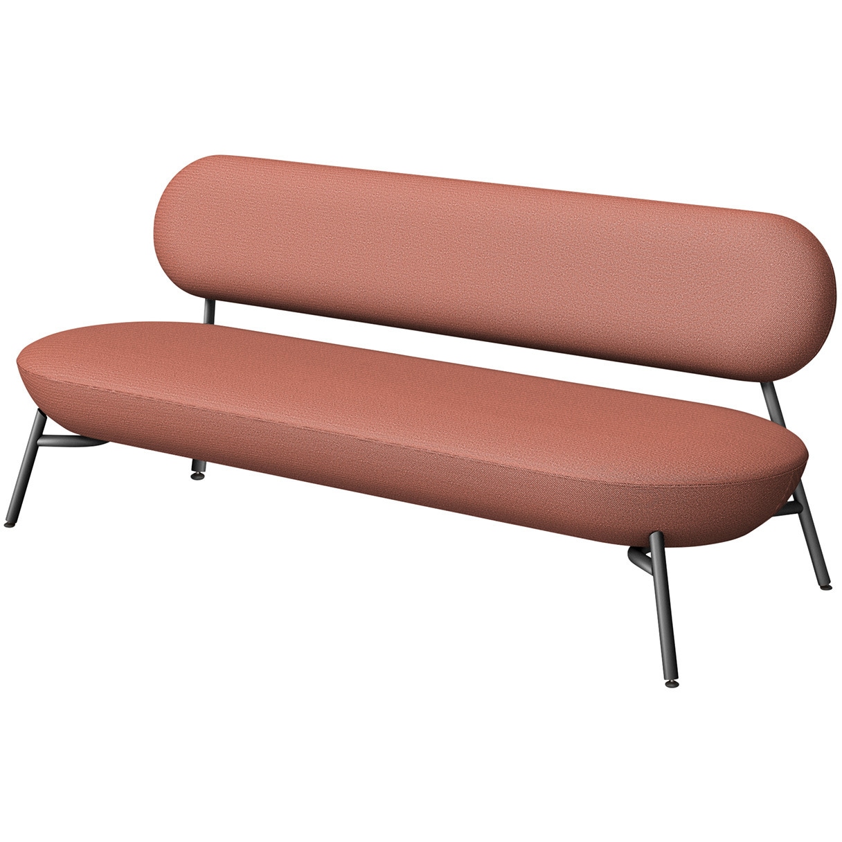 KLF-203C-T1D3 ミートラウンジ 3シーターソファ 布地C<配送時組立サービス付> イトーキ 高さ720mm幅1770mm奥行660mm  KLF-203C-T1D3