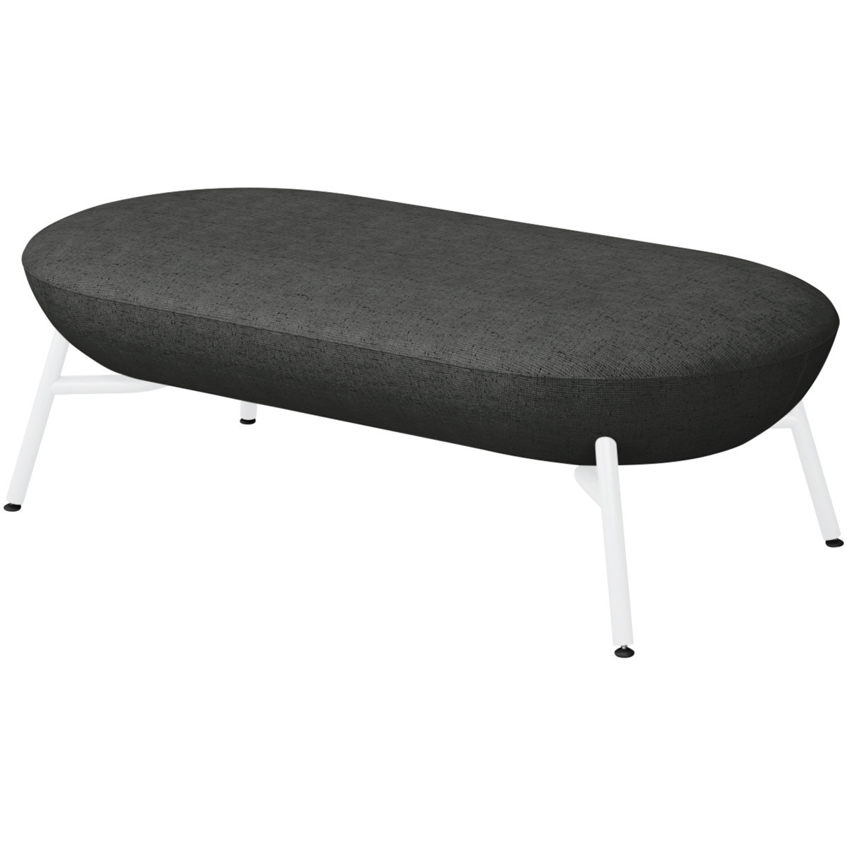 KLF-212H-WGW2 ミートラウンジ 2シーターベンチ 布地H<配送時組立サービス付> イトーキ 高さ390mm幅1170mm奥行570mm  KLF-212H-WGW2