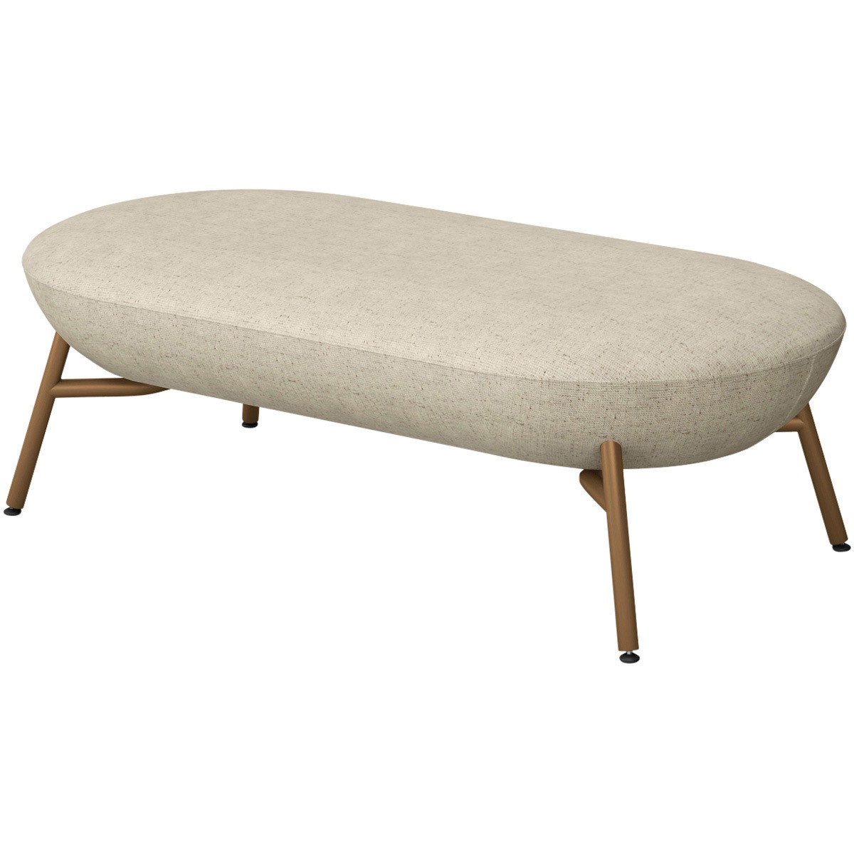 KLF-212H-ZCH8 ミートラウンジ 2シーターベンチ 布地H<配送時組立サービス付> イトーキ 高さ390mm幅1170mm奥行570mm  KLF-212H-ZCH8 174,900円