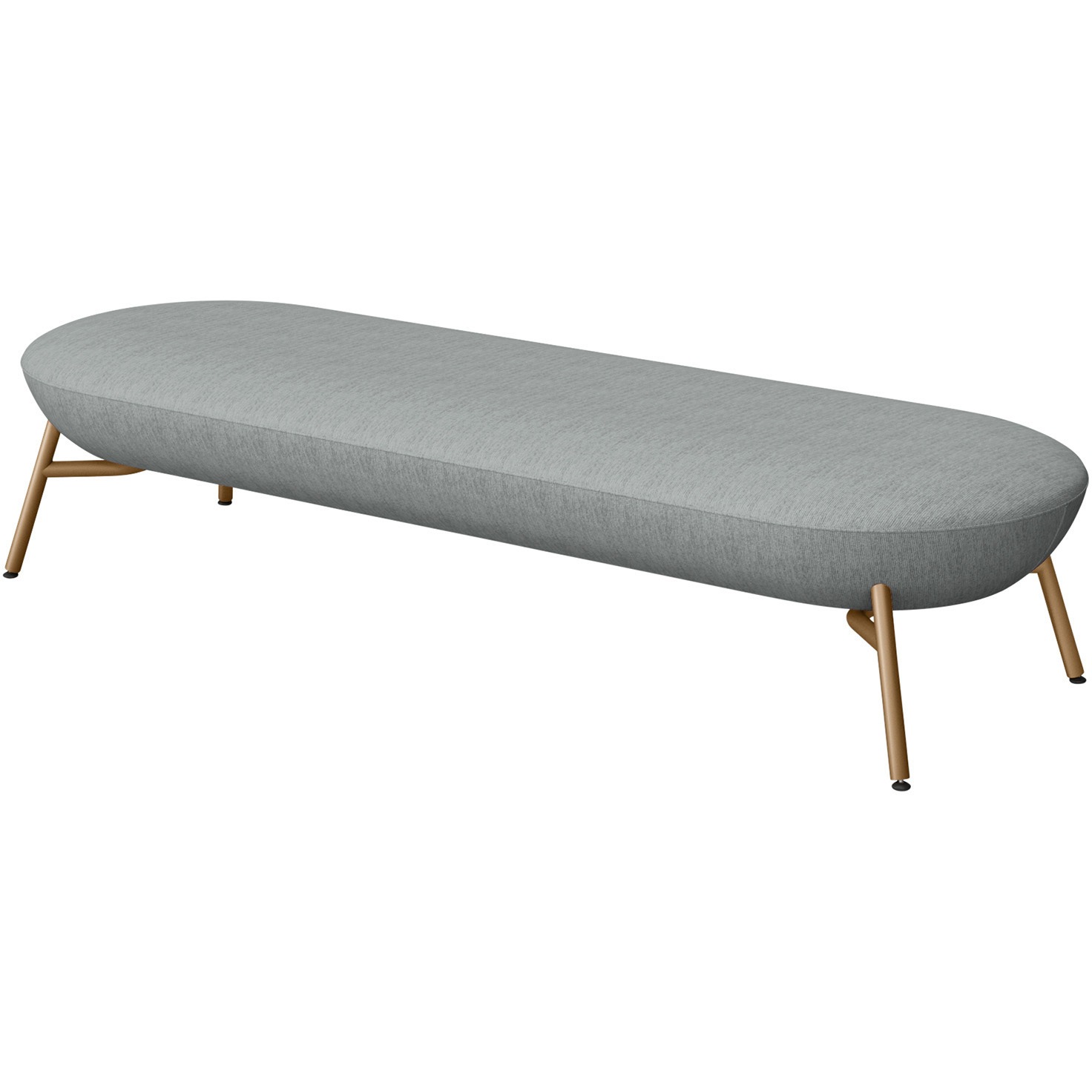 KLF-213CN-ZCC5 ミートラウンジ 3シーターベンチ 布地CN<配送時組立サービス付> イトーキ 高さ390mm幅1770mm奥行570mm  KLF-213CN-ZCC5 209,900円