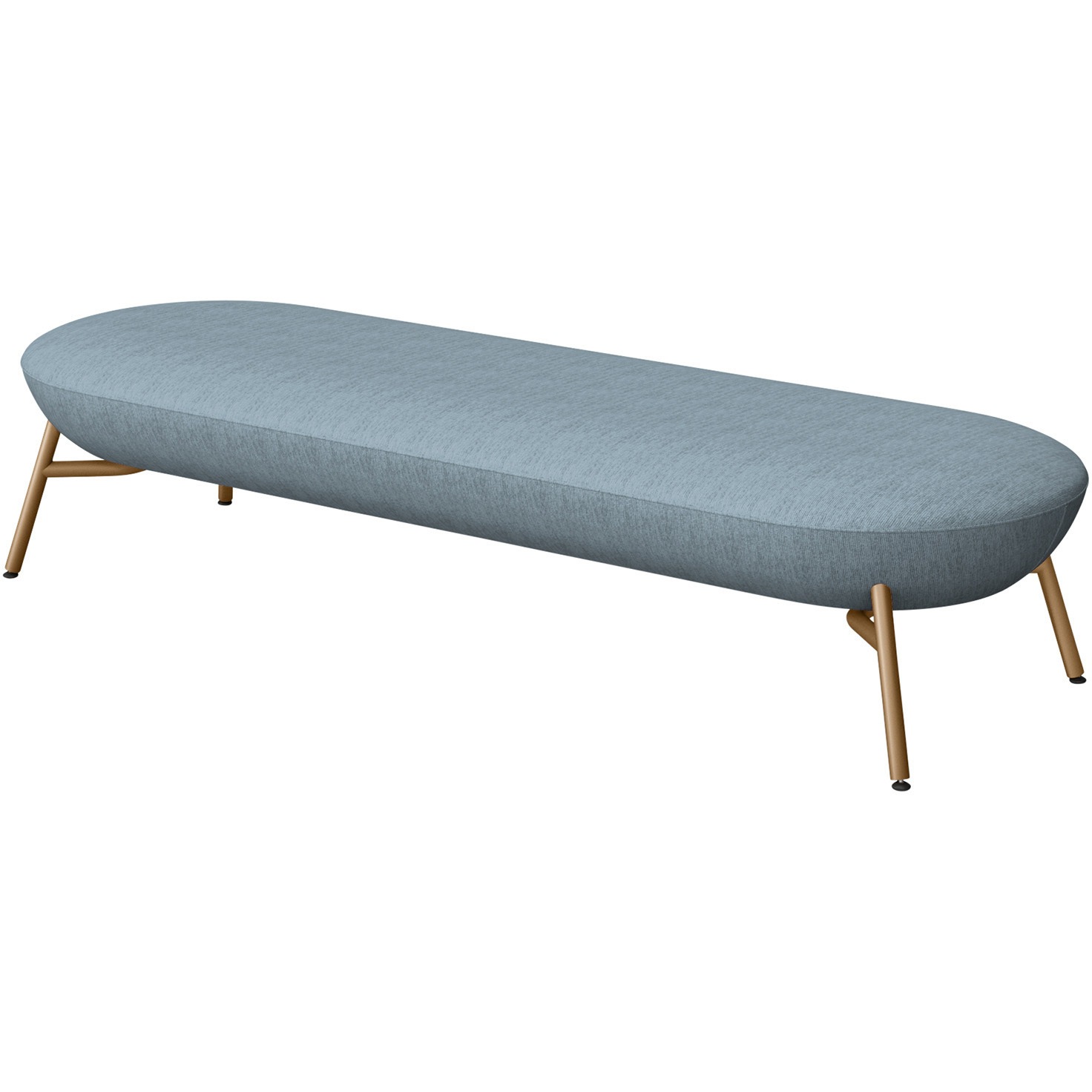 KLF-213C-ZCS5 ミートラウンジ 3シーターベンチ 布地C<配送時組立サービス付> イトーキ 高さ390mm幅1770mm奥行570mm  KLF-213C-ZCS5