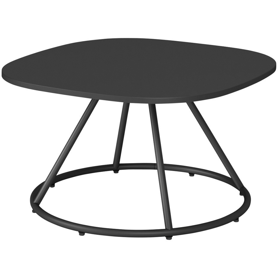 KLF-220995-T1MB ミートラウンジ テーブルオーバル型 W900×D900×H500<配送時組立サービス付> イトーキ マットブラック   KLF-220995-T1MB 71,390円