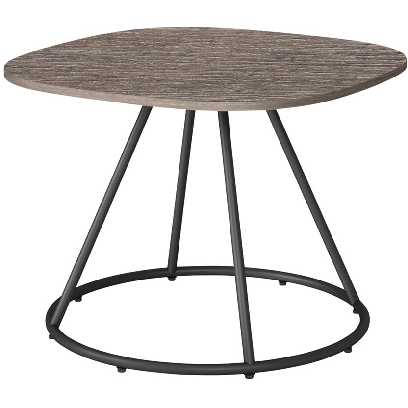 KLF-220996-T121 ミートラウンジ テーブルオーバル型 W900×D900×H650<配送時組立サービス付> イトーキ ノルディックバーチ   KLF-220996-T121