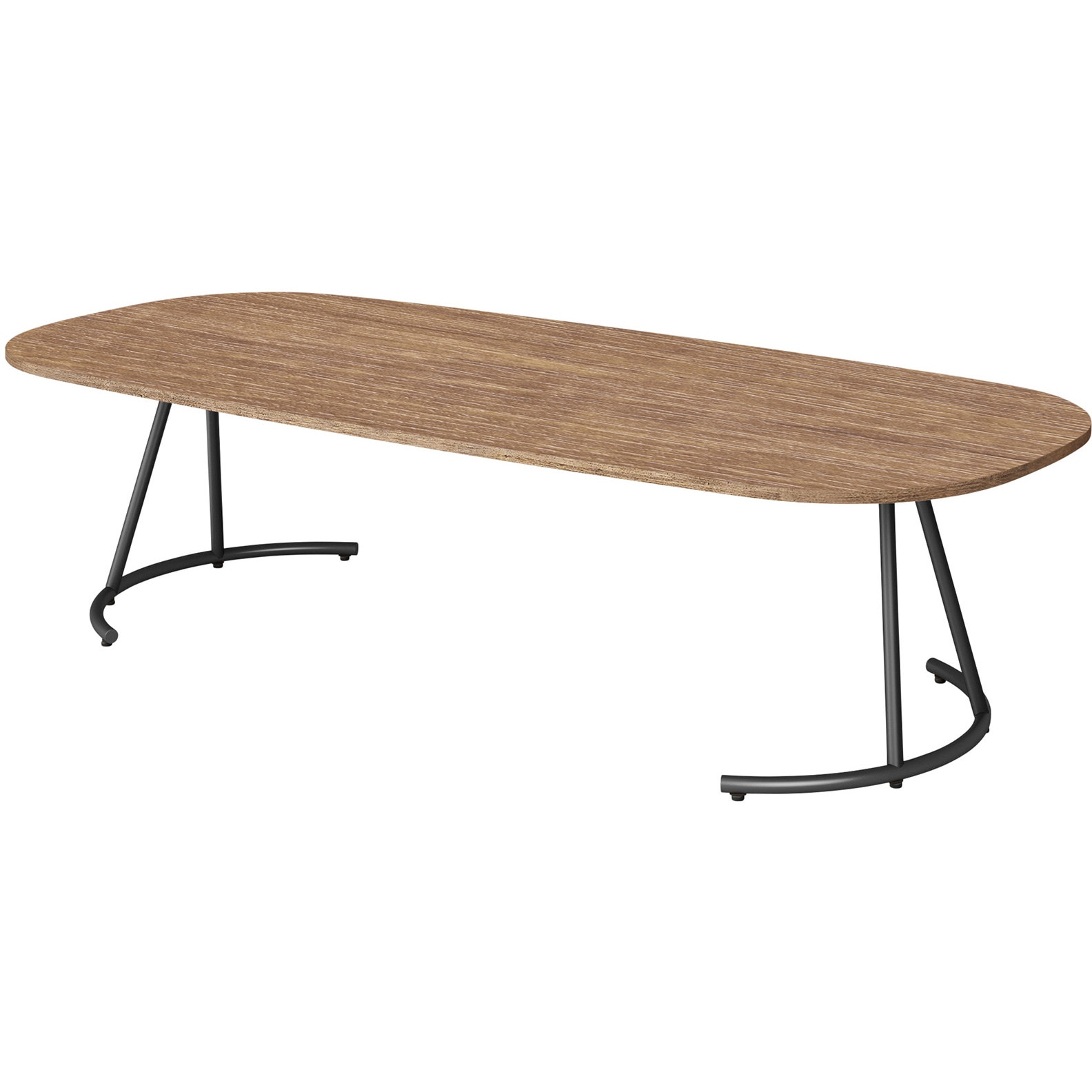 KLF-222095-T122 ミートラウンジ テーブルオーバル型 W2000×D900×H500<配送時組立サービス付> イトーキ トリニティオーク   KLF-222095-T122 134,900円