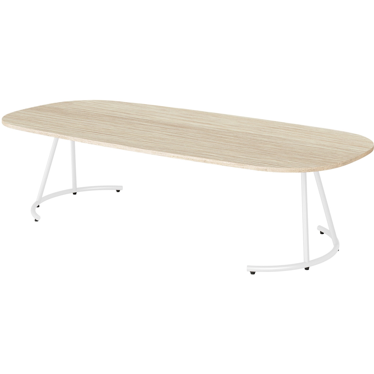 KLF-222095-WG27 ミートラウンジ テーブルオーバル型 W2000×D900×H500<配送時組立サービス付> イトーキ アモナアカシア   KLF-222095-WG27 134,900円