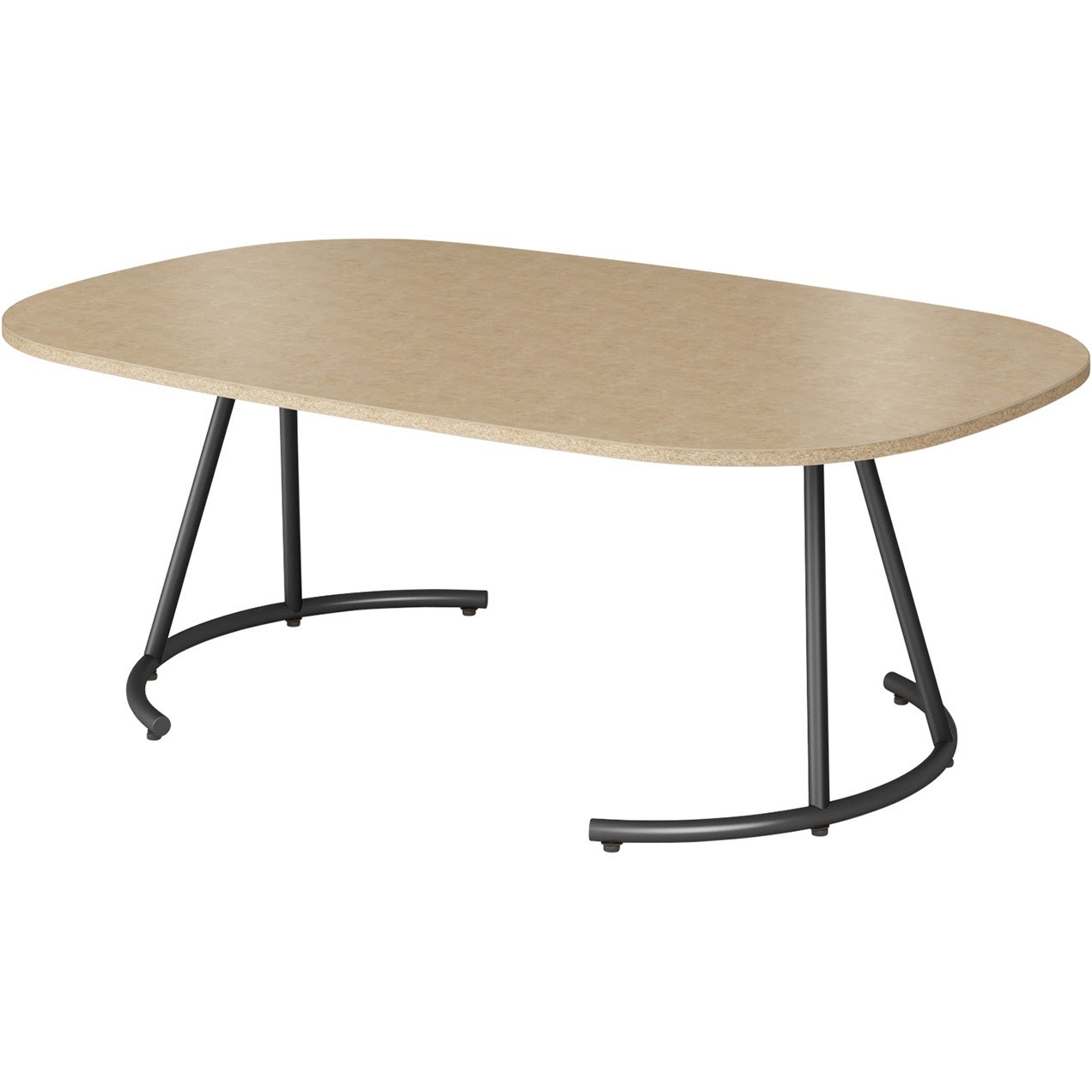 KLF-22K1495-T11 ミートラウンジ テーブルオーバル型 ケナフ天板 W1400×D900×H500<配送時組立サービス付> 1台 イトーキ 【通販モノタロウ】 184,900円