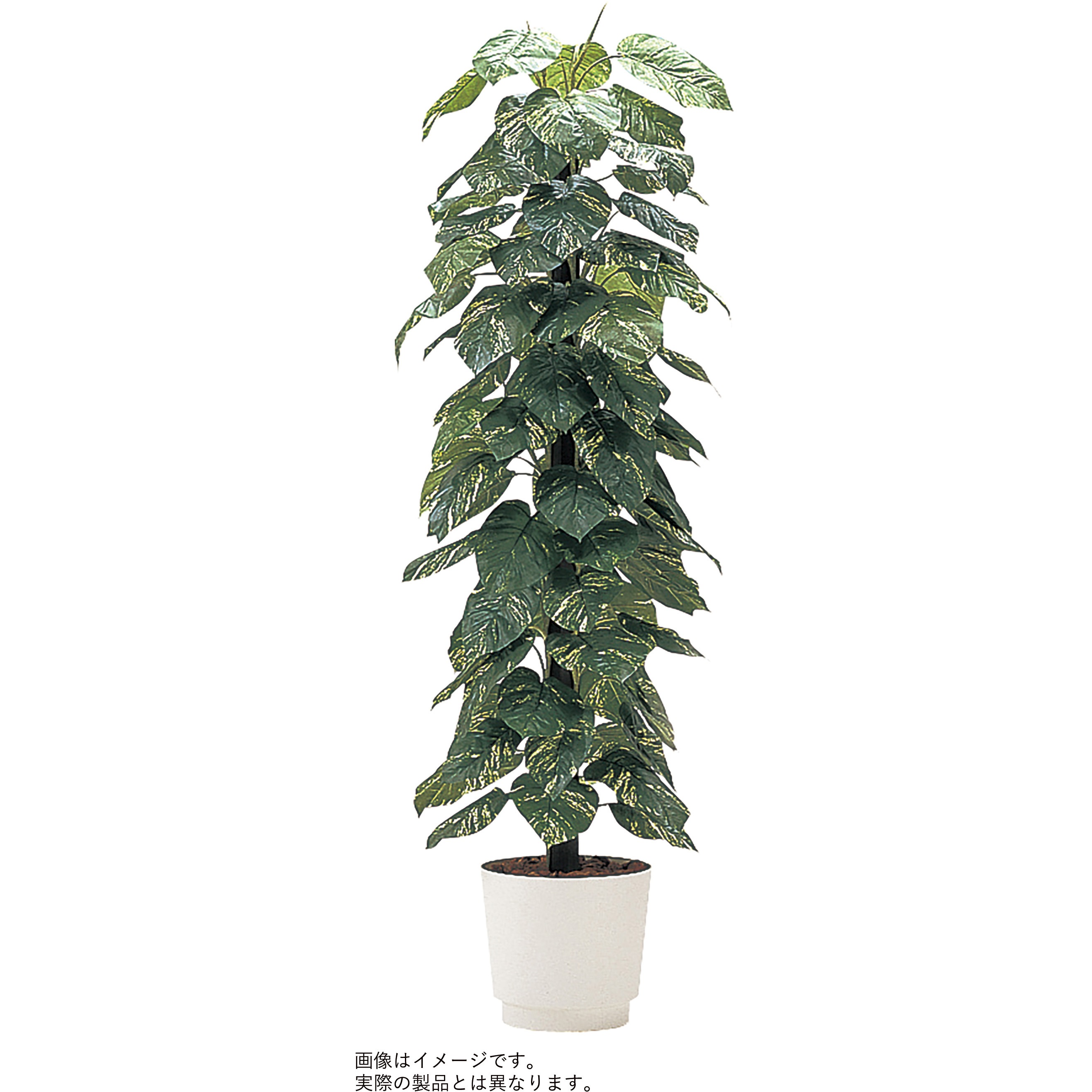 VWR-021 人工樹木カレン ジャイアントポトス H1300<配送時組立サービス付> イトーキ 幅240mm奥行240mm  VWR-021