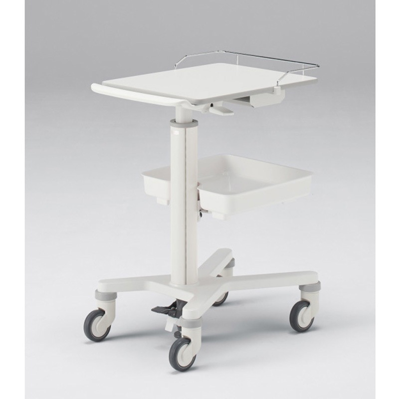NKS-531S-W9W9 メディワークカート-S トレイ1段タイプ ACアダプターホルダー付<配送時組立サービス付> イトーキ 幅470mm奥行657mm高さ840mm  NKS-531S-W9W9