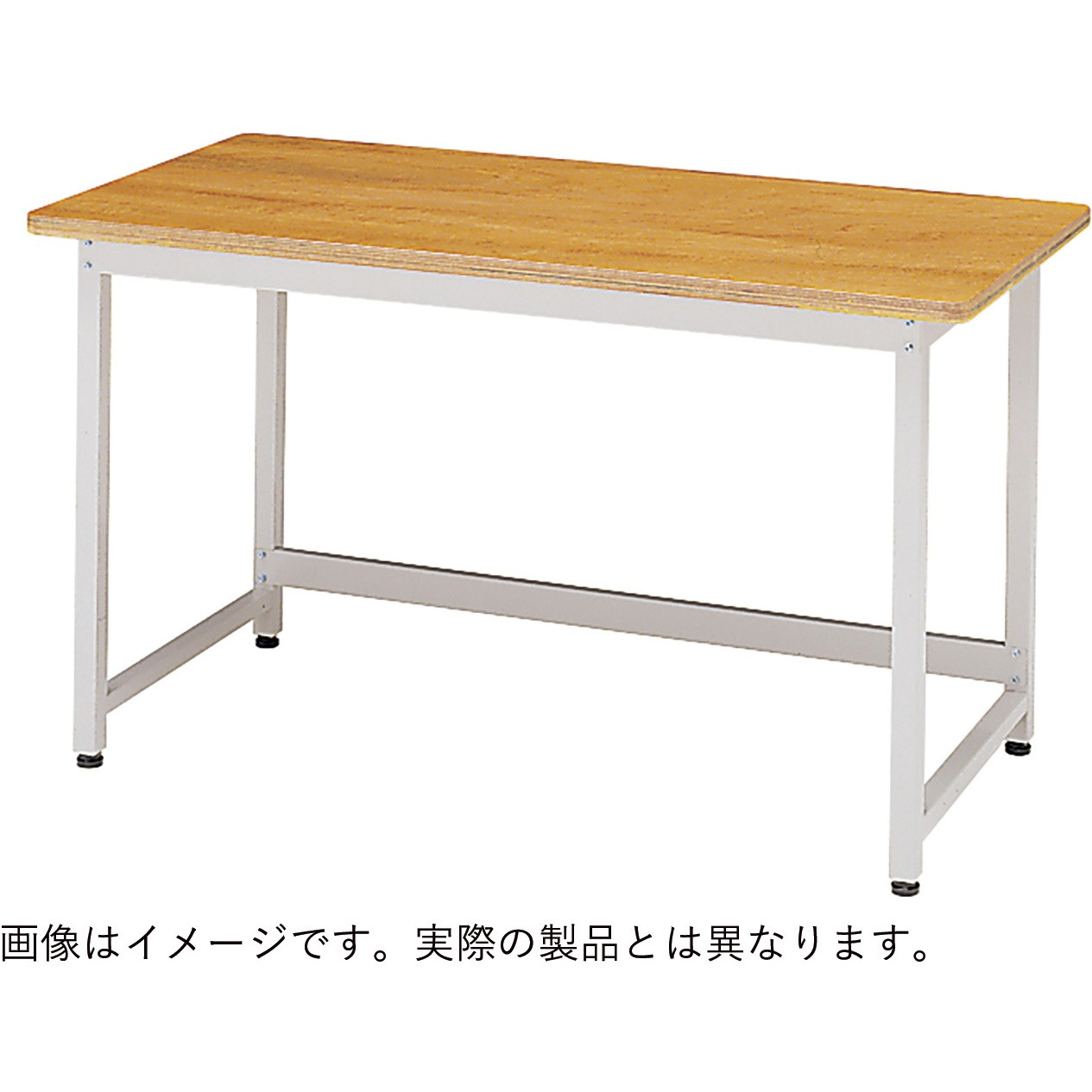 WBS-5621 ワークベンチWB型 立ち作業台 300kg仕様 メラミン 引出し付 W1500×D600<配送時組立サービス付> 1台 イトーキ 【通販モノタロウ】