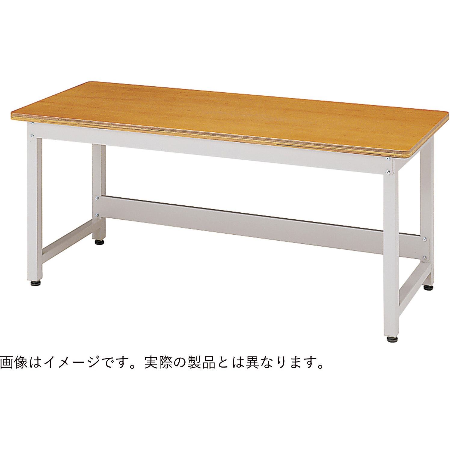 WBB-6921 ワークベンチWB型 標準作業台 600kg仕様メラミン 引出し付 W1800×D900<配送時組立サービス付> 1台 イトーキ 【通販モノタロウ】