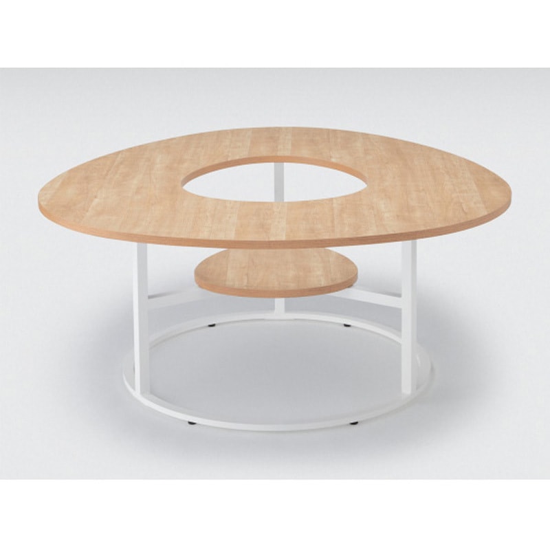 LAZ-16STM-W926 フロウラウンジ シンボルツリー テーブル<配送時組立サービス付> イトーキ 奥行1600mm幅1617mm  LAZ-16STM-W926