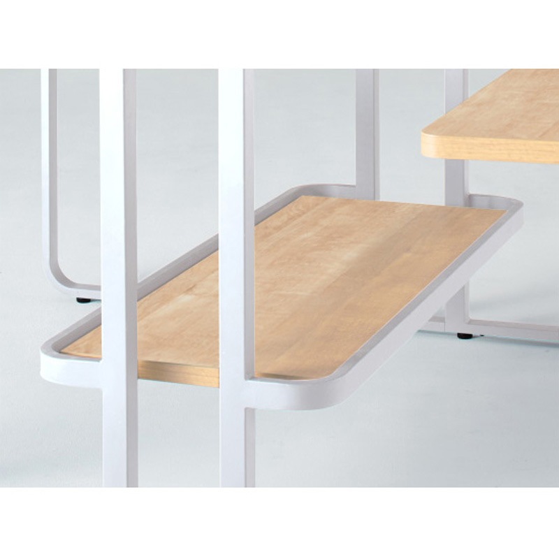 LAZ-18FS-26 フロウラウンジ テーブル&ベンチ ハイタイプ・両面用 フットステージ W1800用 <配送時組立サービス付> 1台 イトーキ 【通販モノタロウ】