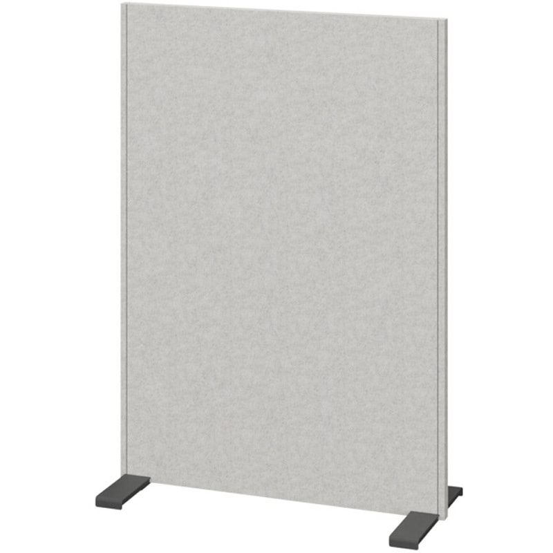 FUA-0913AFY-C7 アドサイト スクリーンパネル W900×H1340 不織布FY<配送時組立サービス付> イトーキ キャスター付 ホワイトグレーC色   FUA-0913AFY-C7