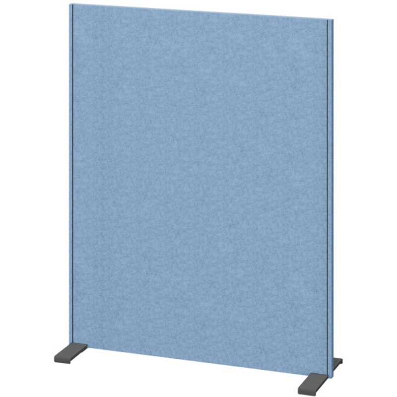 FUA-1215AFY-B7 アドサイト スクリーンパネル W1200×H1570 不織布FY<配送時組立サービス付> イトーキ キャスター付 ソフトブルー色   FUA-1215AFY-B7