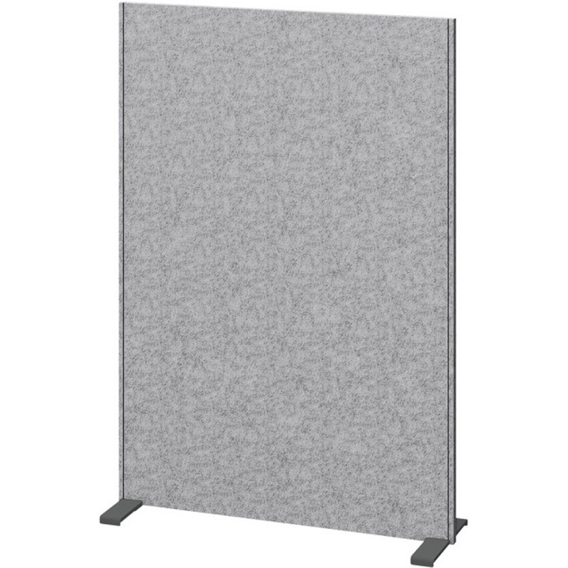 FUA-1218AFY-C5 アドサイト スクリーンパネル W1200×H1800 不織布FY<配送時組立サービス付> イトーキ キャスター付 ミディアムグレー色   FUA-1218AFY-C5