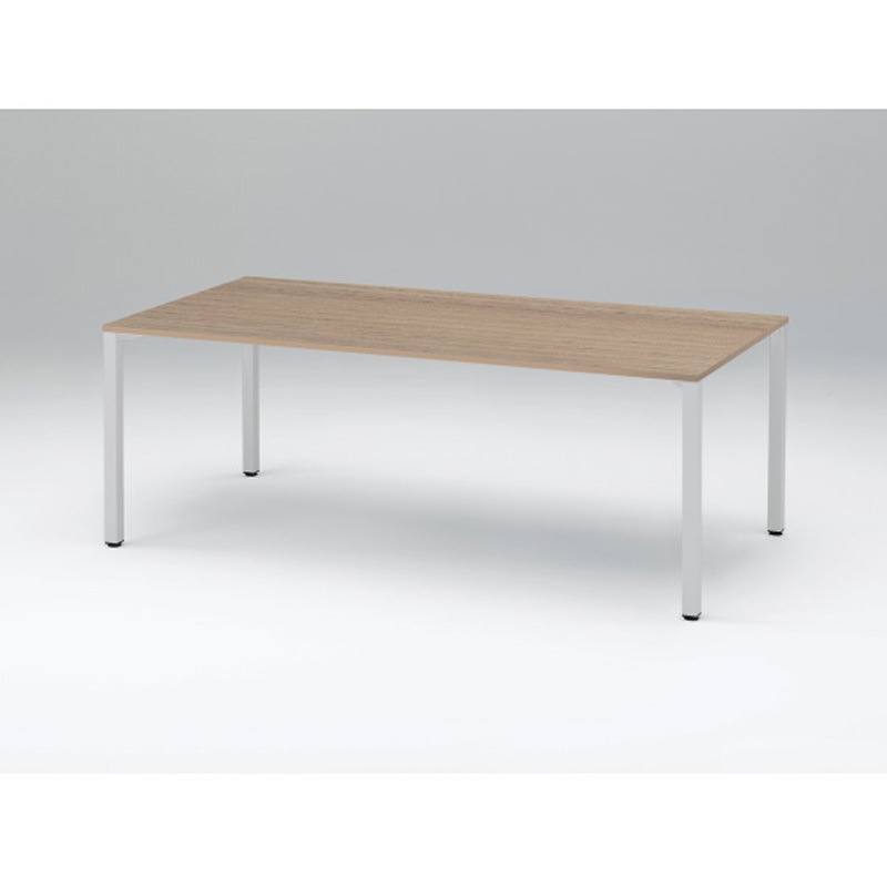 CFL-200-Z571 インターリンクR ミーティングテーブル W2000×D1000<配送時組立サービス付> イトーキ アッシュドパインL ホワイト 高さ720mm  CFL-200-Z571