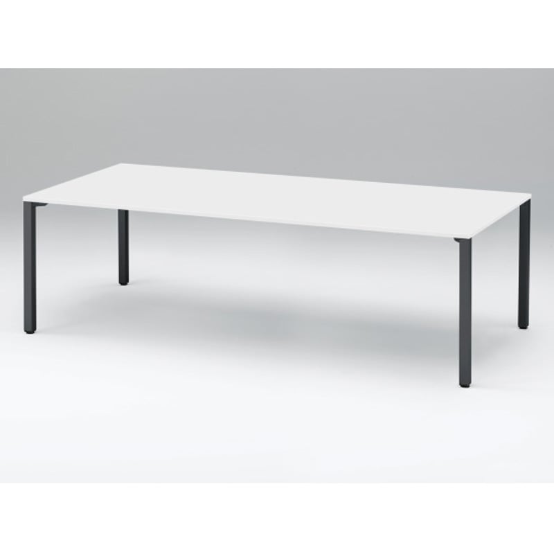 CFL-241-T1W9 インターリンクR ミーティングテーブル W2400×D1100<配送時組立サービス付> イトーキ アッシュドパインL ホワイト 高さ720mm  CFL-241-T1W9