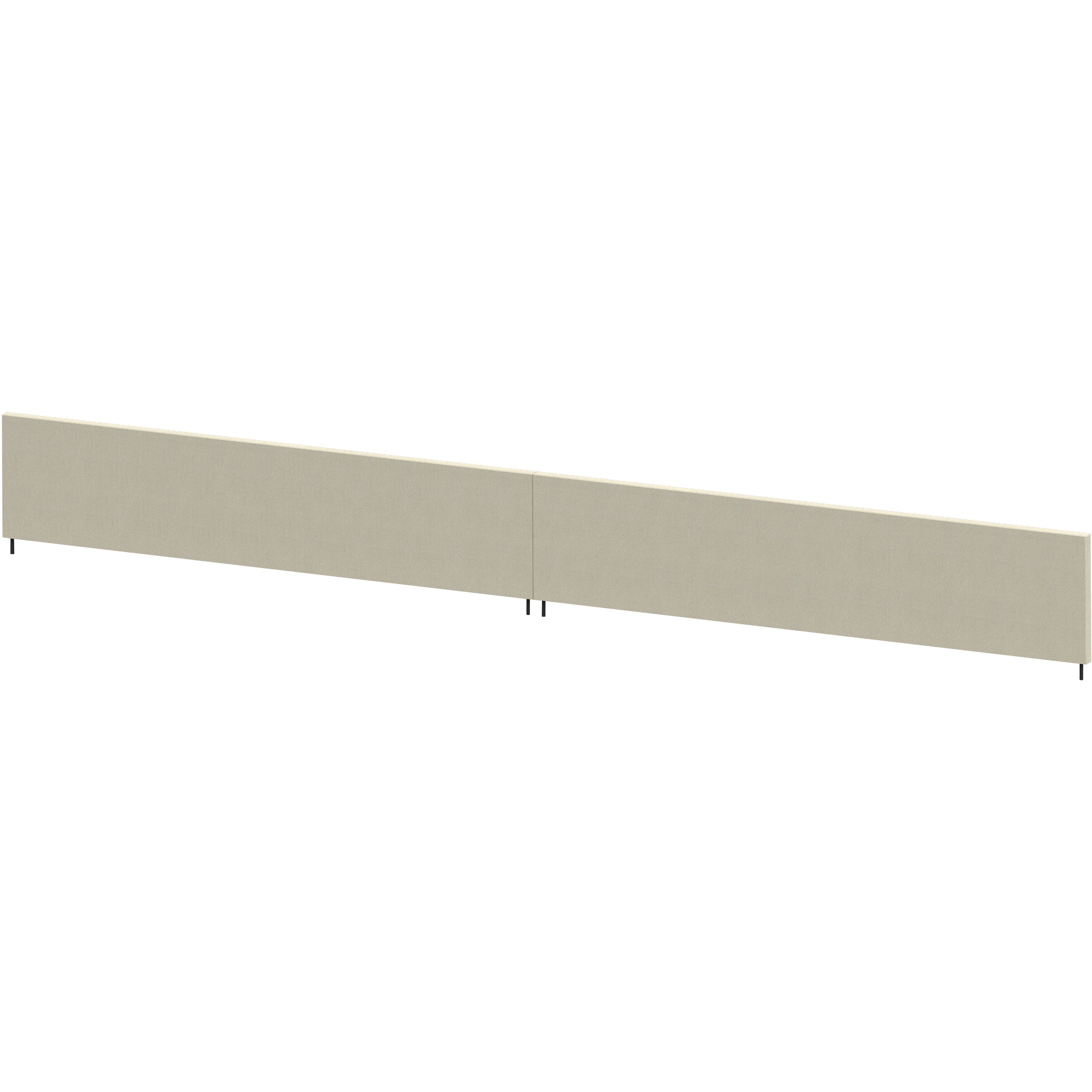 CLR-283YAC-T1F6 インターリンクR 机上フロントパネル(フレームレス)片面タイプ用 H330 W2800用 布地C<配送時組立サービス付> 1枚 イトーキ 【通販モノタロウ】