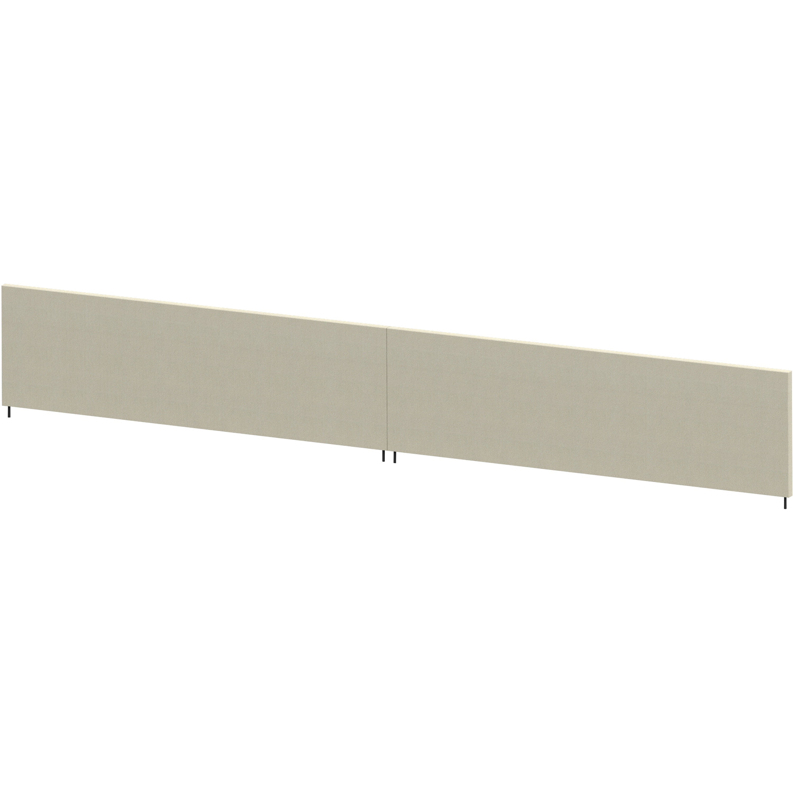 CLR-284YAC-T1F6 インターリンクR 机上フロントパネル(フレームレス)片面タイプ用 H430 W2800用 布地C<配送時組立サービス付> 1枚 イトーキ 【通販モノタロウ】