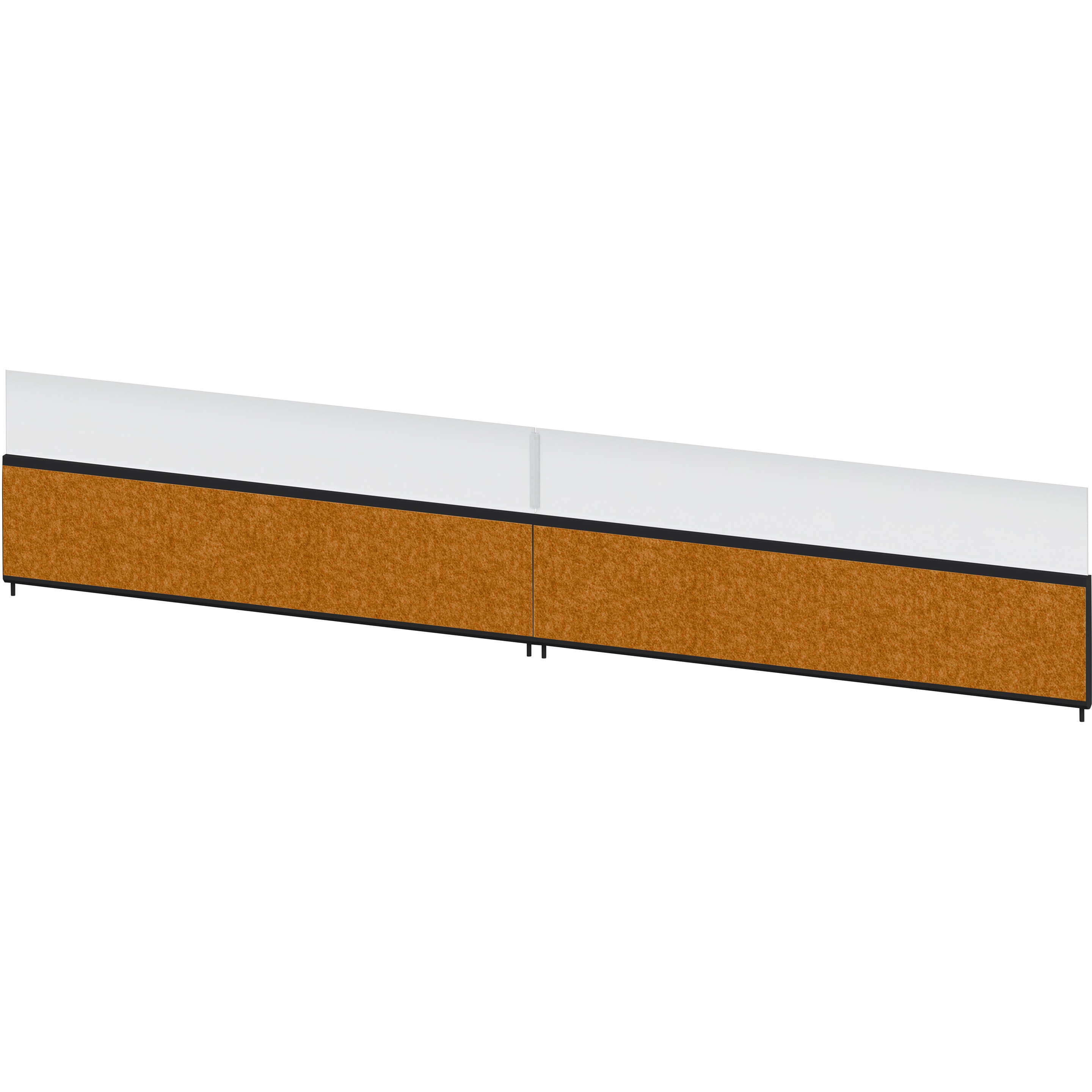 CLR-285XACYT1D3 インターリンクR 机上フロントパネル片面タイプ用 H530 W2800用 コンビ・不織布FY<配送時組立サービス付> 1枚 イトーキ 【通販モノタロウ】