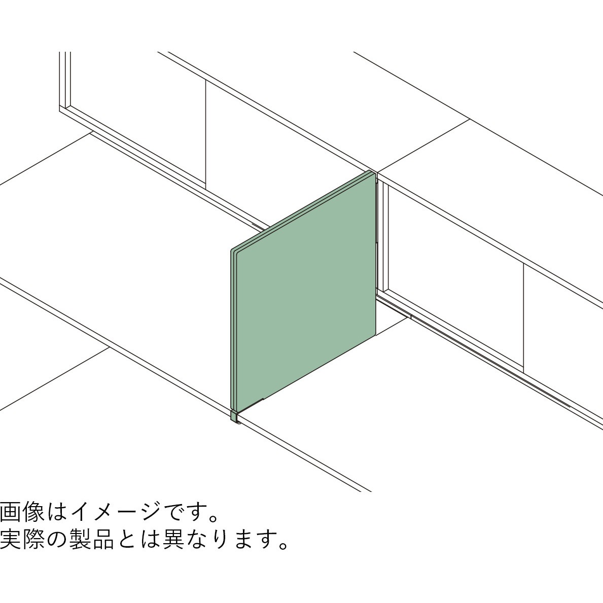 CFL-065XGHYZ5B7 インターリンクR サイドパネル シェルフ・フロントキャビネットハイタイプ用 D700 不織布FY<配送時組立サービス付> 1枚 イトーキ 【通販モノタロウ】