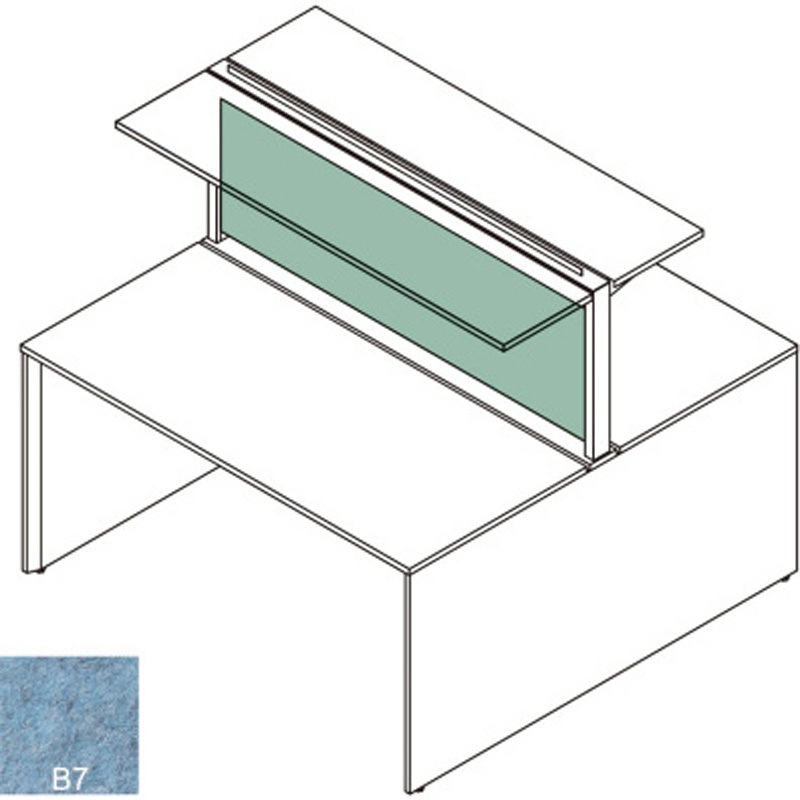 CFL-28WPT-YB7 インターリンクR シェルフ両面タイプ用フロントパネル W2800用 不織布FY<配送時組立サービス付> 1枚 イトーキ 【通販モノタロウ】
