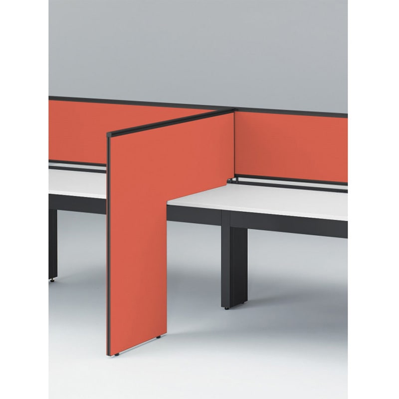 CLR-134XGKCT1D4 インターリンクR L型サイドパネル 中間用 H1150 D800用 布地C<配送時組立サービス付> イトーキ 幅32mm奥行1300mm  CLR-134XGKCT1D4