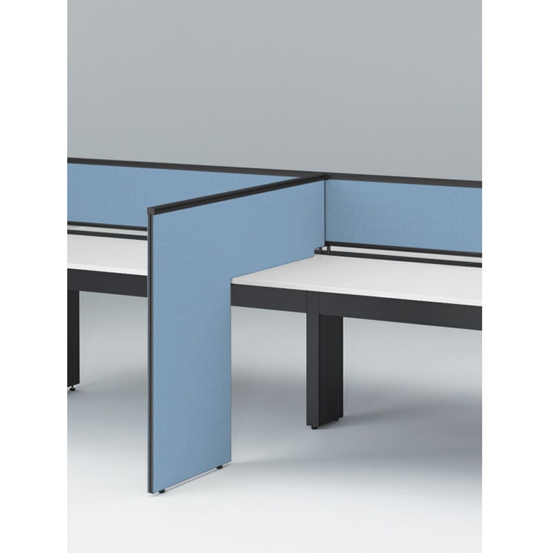 CLR-133XGKYT1B7 インターリンクR L型サイドパネル 中間用 H1050 D800用 不織布FY<配送時組立サービス付> イトーキ 幅32mm奥行1300mm  CLR-133XGKYT1B7