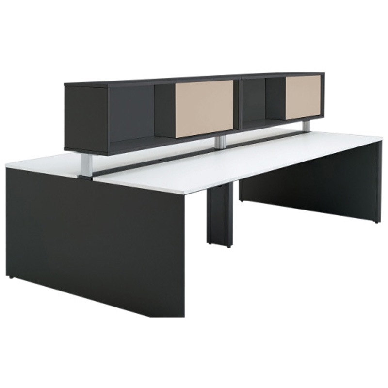 CLR-165NDR-T1N6 インターリンクR フロントキャビネット オープンタイプ(両面タイプ用) ロータイプ W1600 布地FR<配送時組立サービス付> 1枚 イトーキ 【通販モノタロウ】