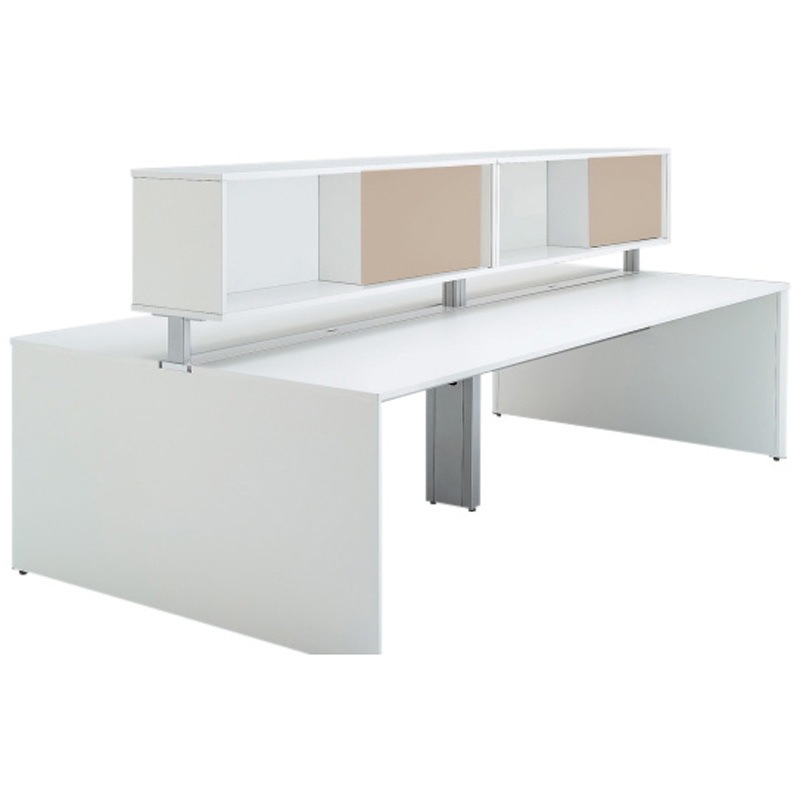 CLR-165NDR-W9N6 インターリンクR フロントキャビネット オープンタイプ(両面タイプ用) ロータイプ W1600 布地FR<配送時組立サービス付> 1枚 イトーキ 【通販モノタロウ】